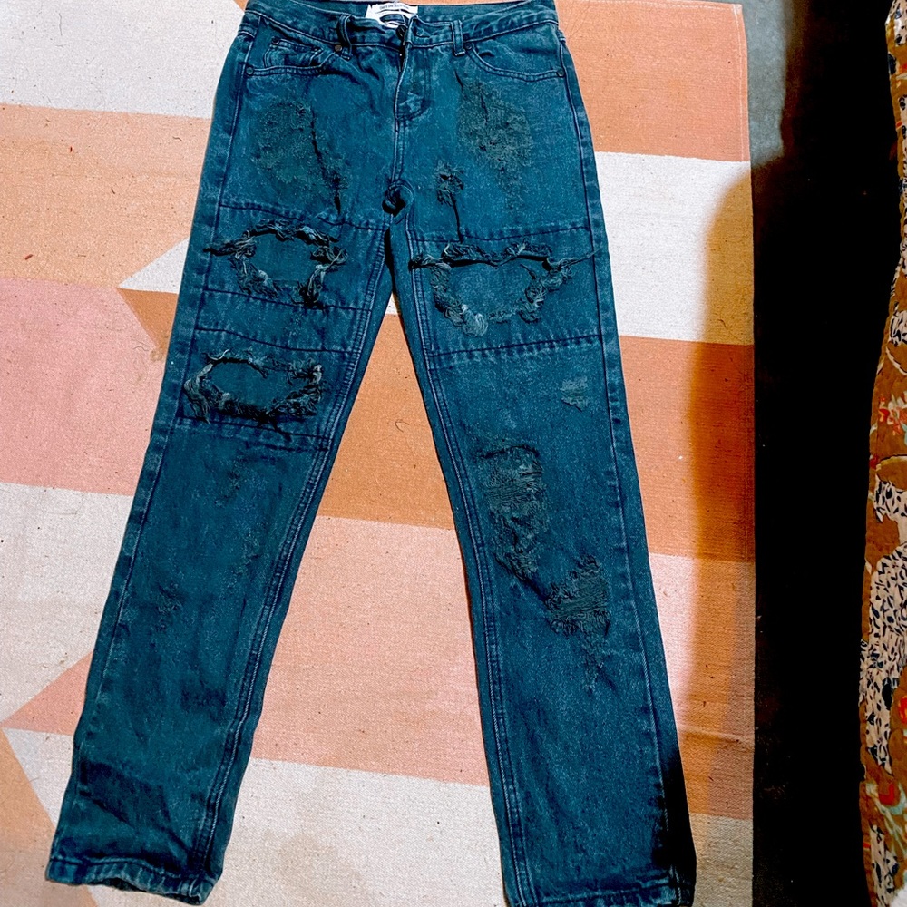 One Teaspoon ripped black jeans